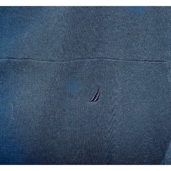 Nautica XL 3/4 sleeve boatneck cotton t-shirt button shoulder - Picture 5 of 5